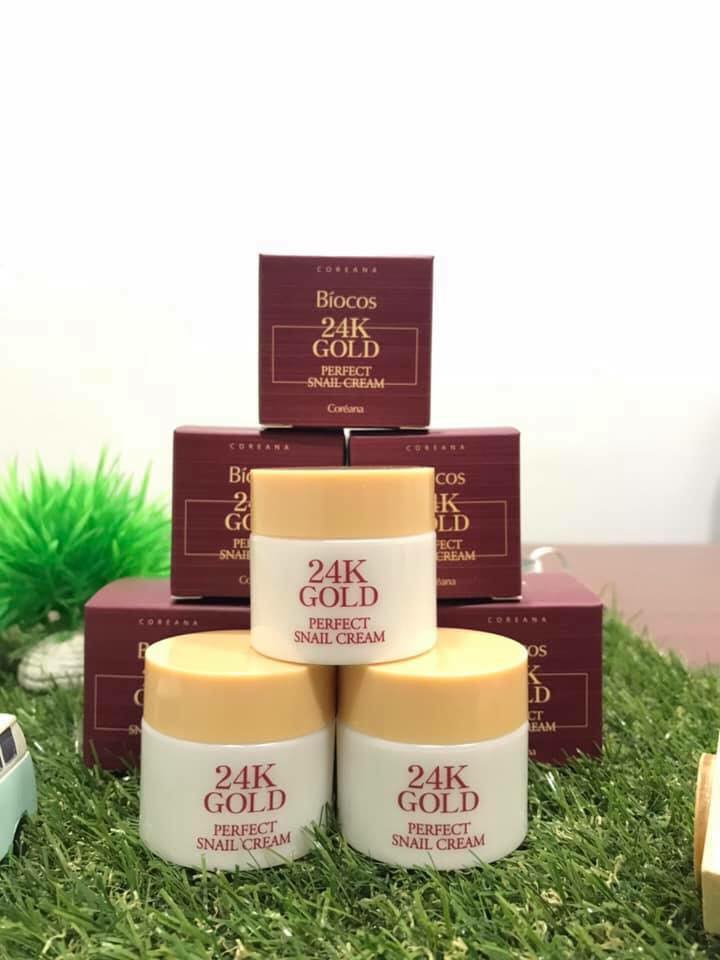 BIOCOS,Biocos By Coreana,Biocos By Coreana รีวิว,BIOCOS 24K Gold Perfect Snail Cream,BIOCOS 24K Gold Perfect Snail Cream รีวิว,BIOCOS 24K Gold Perfect Snail Cream ราคา,ครีมหอยทากผสมทอง,