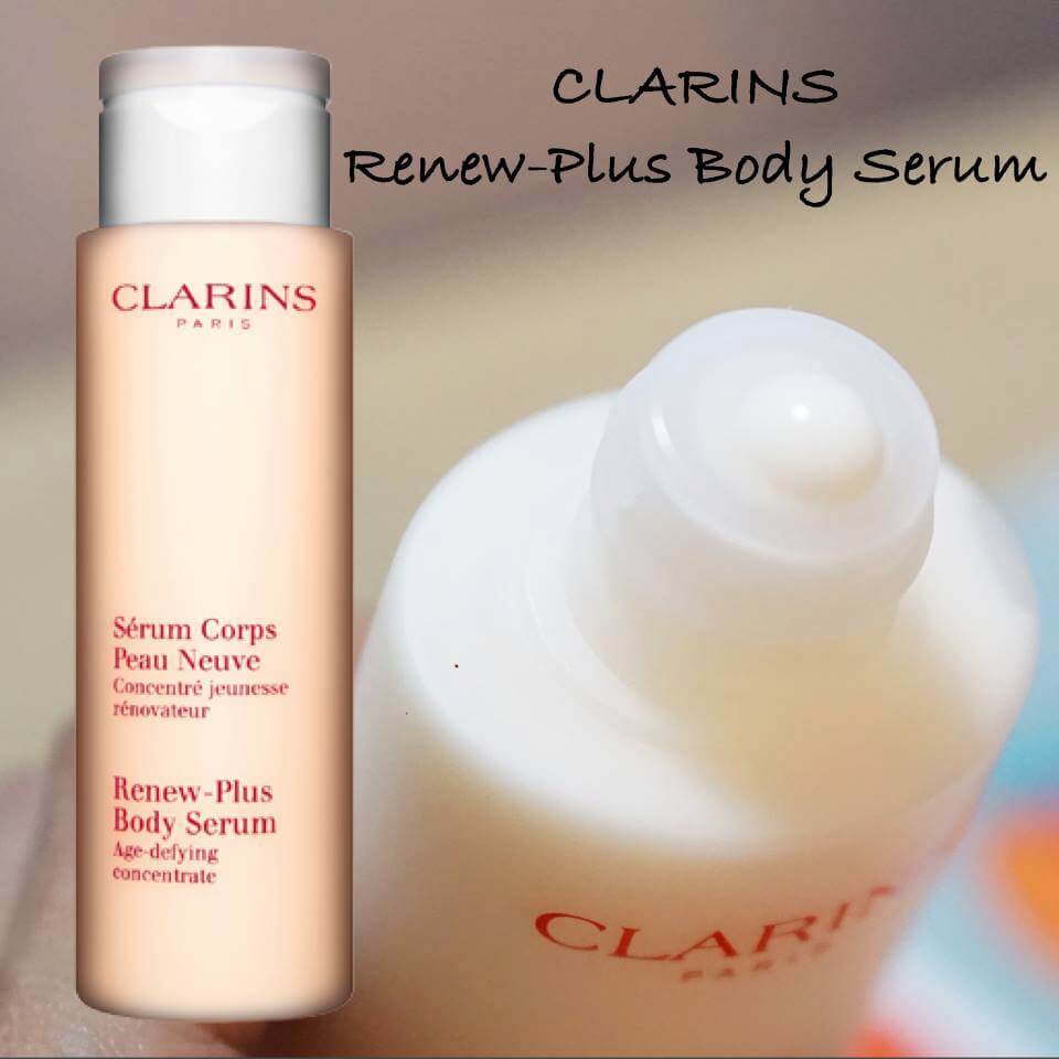 Clarins Renew Plus Body Serum,Clarins Renew Plus Body Serum รีวิว,Clarins Renew Plus Body Serum ราคา,เซรั้มบำรุงผิวกาย,ลดเลือนจุดด่างดำ,