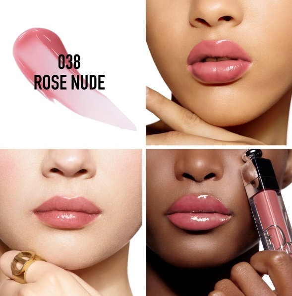 Dior Addict Lip Maximizer Gloss Repulpant & Hydratant #038 Rose Nude 6ml (No Box)