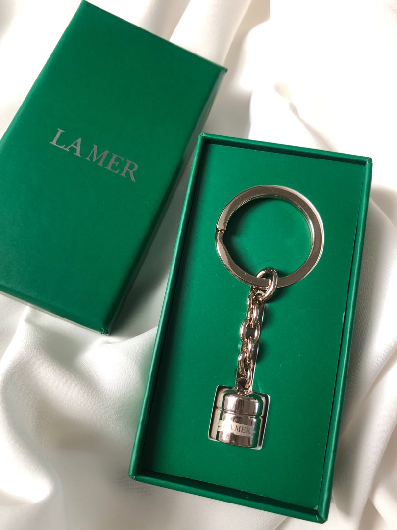 La Mer Keychain (Premium Gift) 1 pcs พวงกุญแจลาแมร์ ดีไซน์สวยงาม เป็นรุปกระปุกครีมจิ๋วน่ารัก