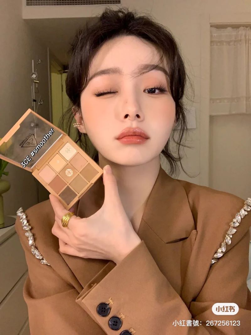 3CE Mood Recipe Multi Eye Color Palette 8g #Smoother ,3CE, 3ce overtake, พาเลทอายแชโดว์3CE ,3CE Multi Eye Color Palette รีวิว,พา เลท ตา 3CE ,ทา ตา 3CE