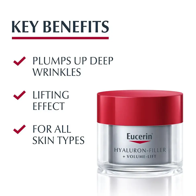 Eucerin Anti-Age Hyaluron-Filler Volume-Lift Night Cream 50ml