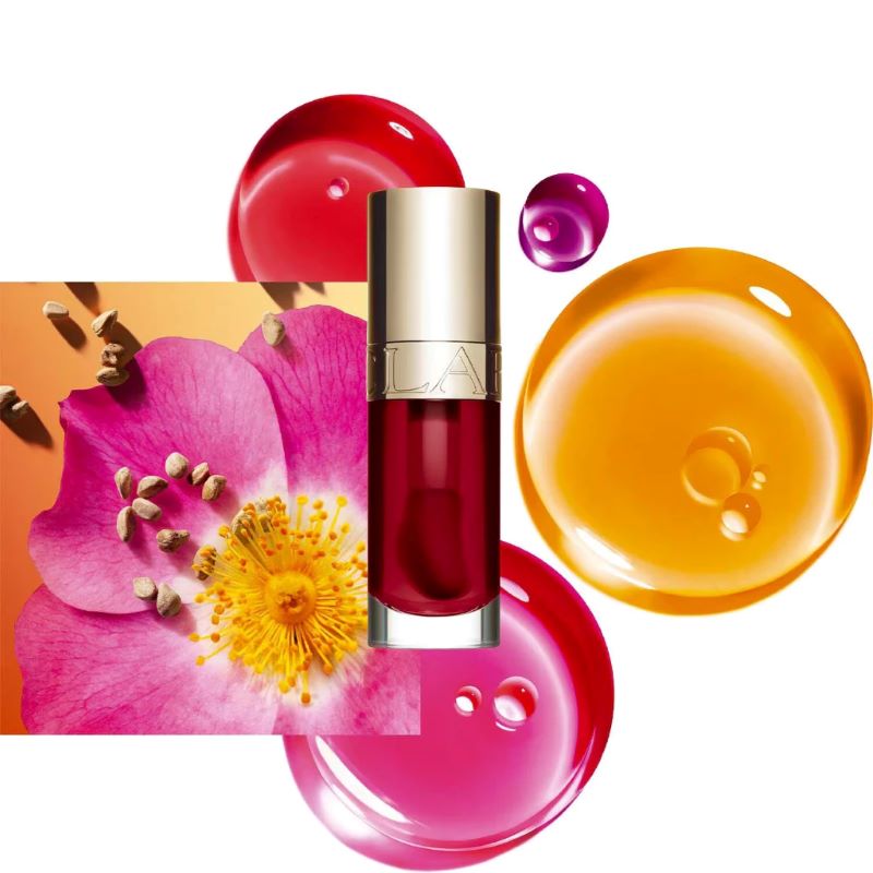 Clarins Lip Comfort Oil #03 Cherry ,ลิป ,ลิปออยส์ ,บำรุงฝีปาก ,ชุ่มชื่น ,คาเรง ,ติดทน ,ไม่เหนียวเหนอะหนะ