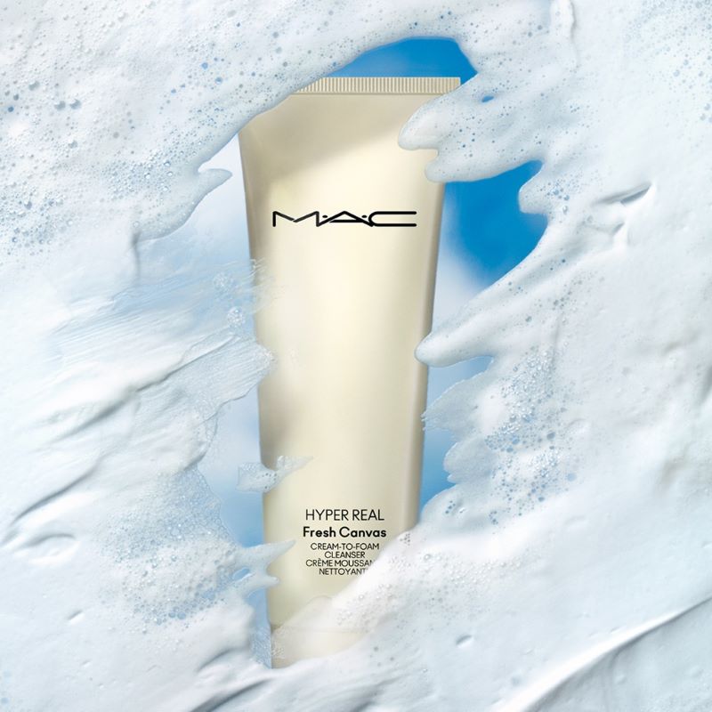 Mac Hyper Real Fresh Canvas Cream-To-Foam Cleanser, Mac , โฟม Mac , โฟมล้างหน้า MAC , MAC คลีนซิ่งโฟม  ,Hyper Real Cream To Foam Cleanser, ผิวธรรมดา, ผิวแห้ง, ผิวมัน, ผิวผสม, ผิวแพ้ง่าย